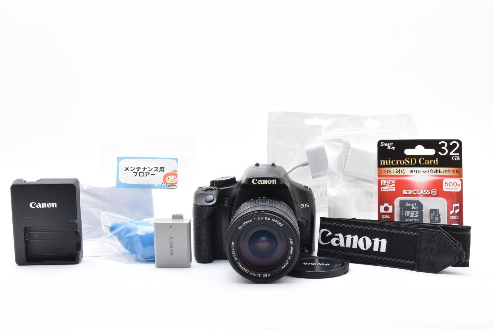 ♥大人気機種♥Canon EOS Kiss X2 レンズキット スマホ転送 ❤️スマホ転送OK❤️女性にもオススメ❤️Canon Kiss X2 レンズセット ❁