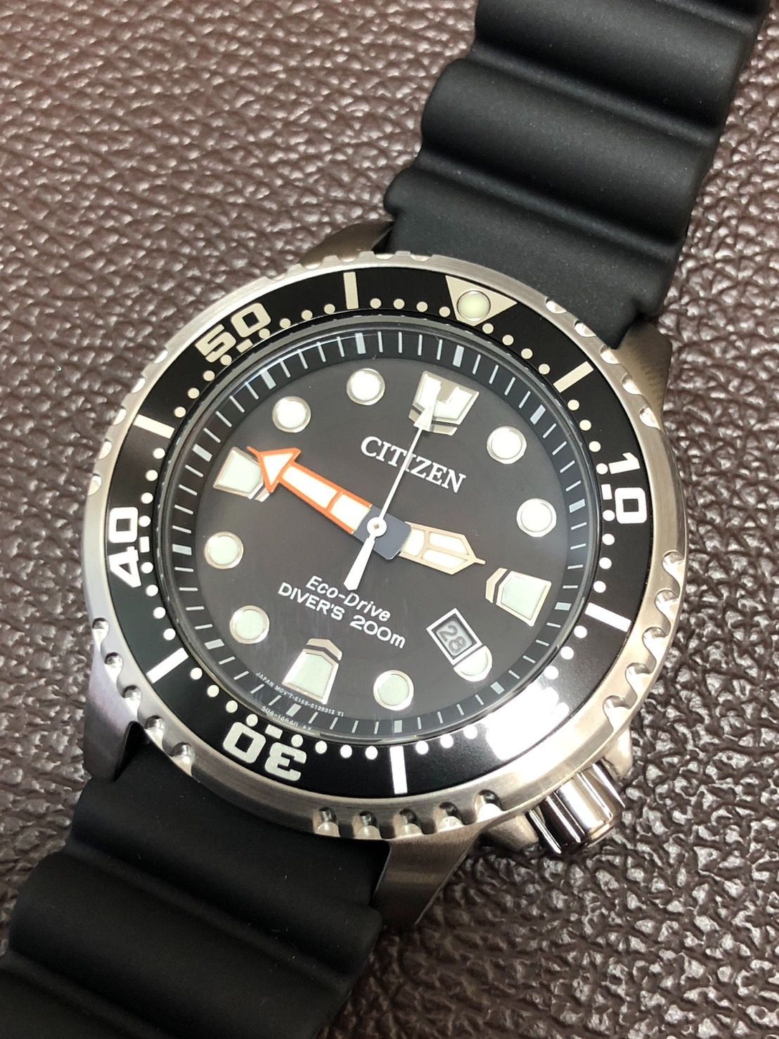 CITIZEN / 腕時計/アナログ/--/BLK/BLK/SS/E168-S126126 未使用品】シチズン プロマスター ブラック E168-S126126 - メルカリ