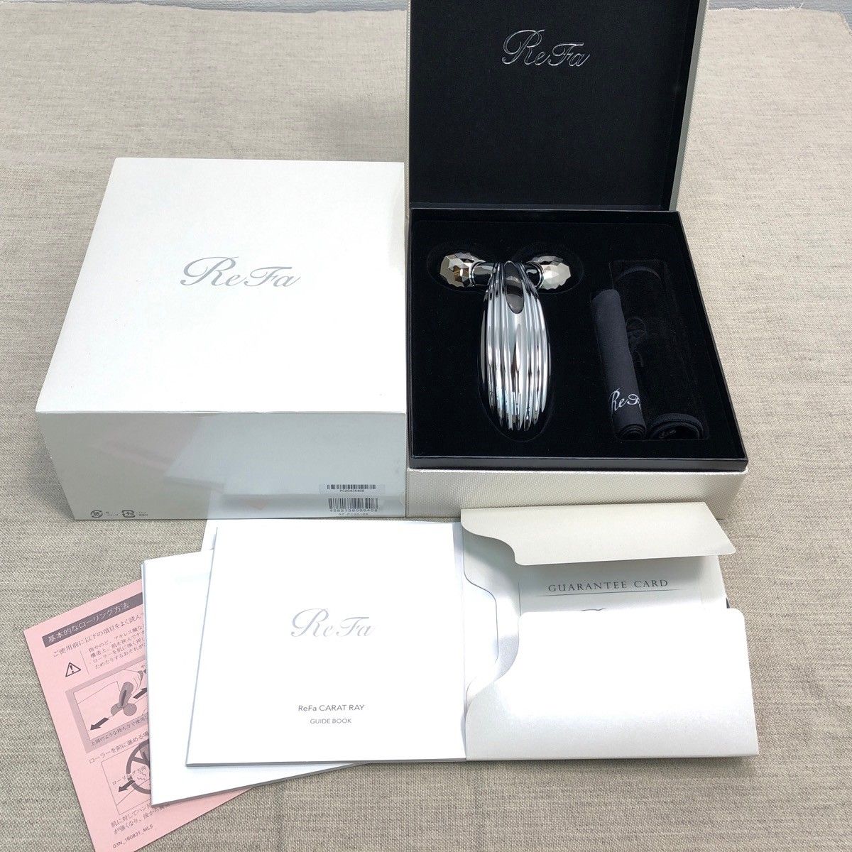 ReFa リファ CARAT RAY カラットレイ RF-PC2019B 美顔ローラー フェイスローラー マイクロカレント MTG