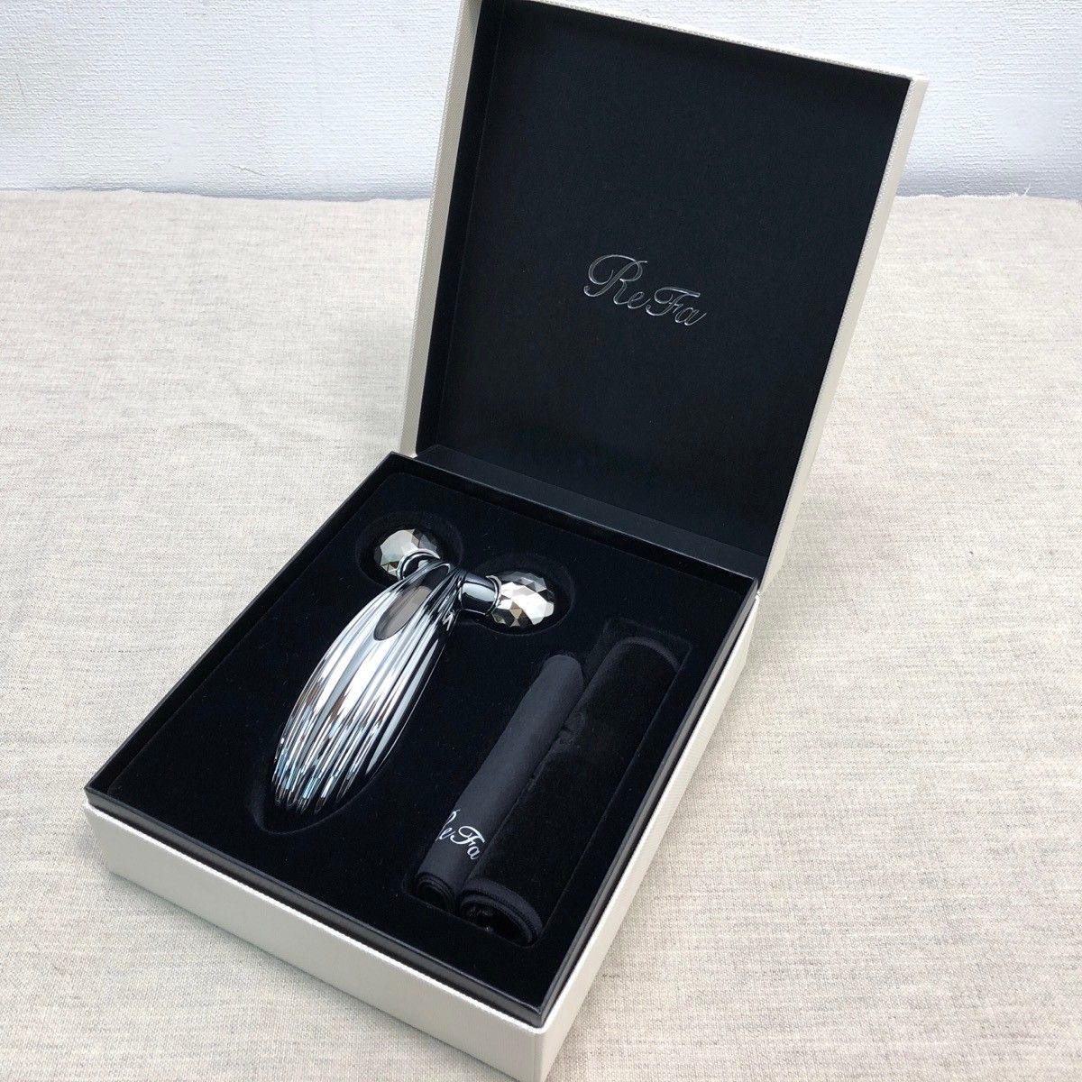 ReFa リファ CARAT RAY カラットレイ RF-PC2019B 美顔ローラー フェイスローラー マイクロカレント MTG ●