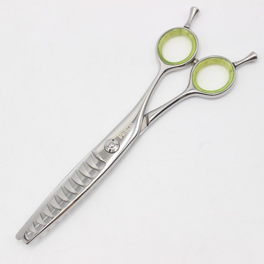 プリマード Plume セニング 6インチ メガネハンドル 10目L11段 約45%～50% シザー