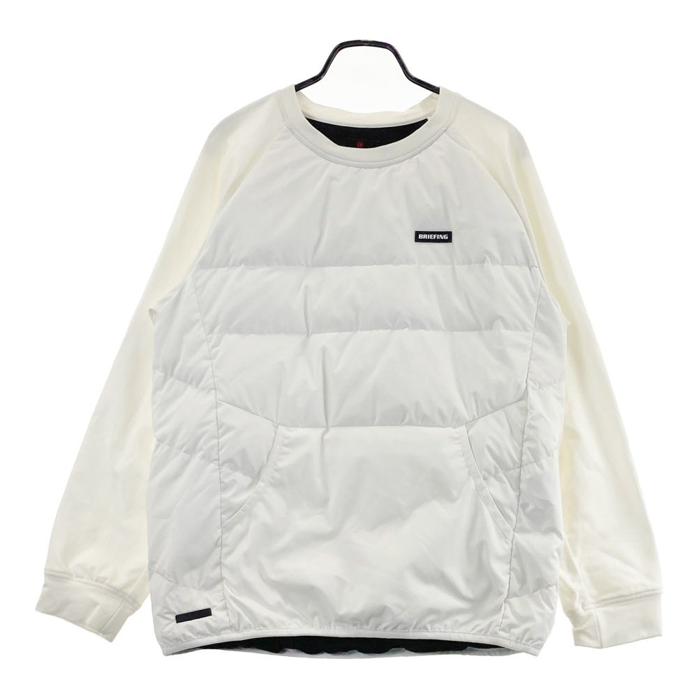 サイズ XL BRIEFING GOLF ブリーフィング ×TAION クルーネック 電熱ヒーター ダウンブルゾン ホワイト系 240101417852 ゴルフウェア メンズ ストスト