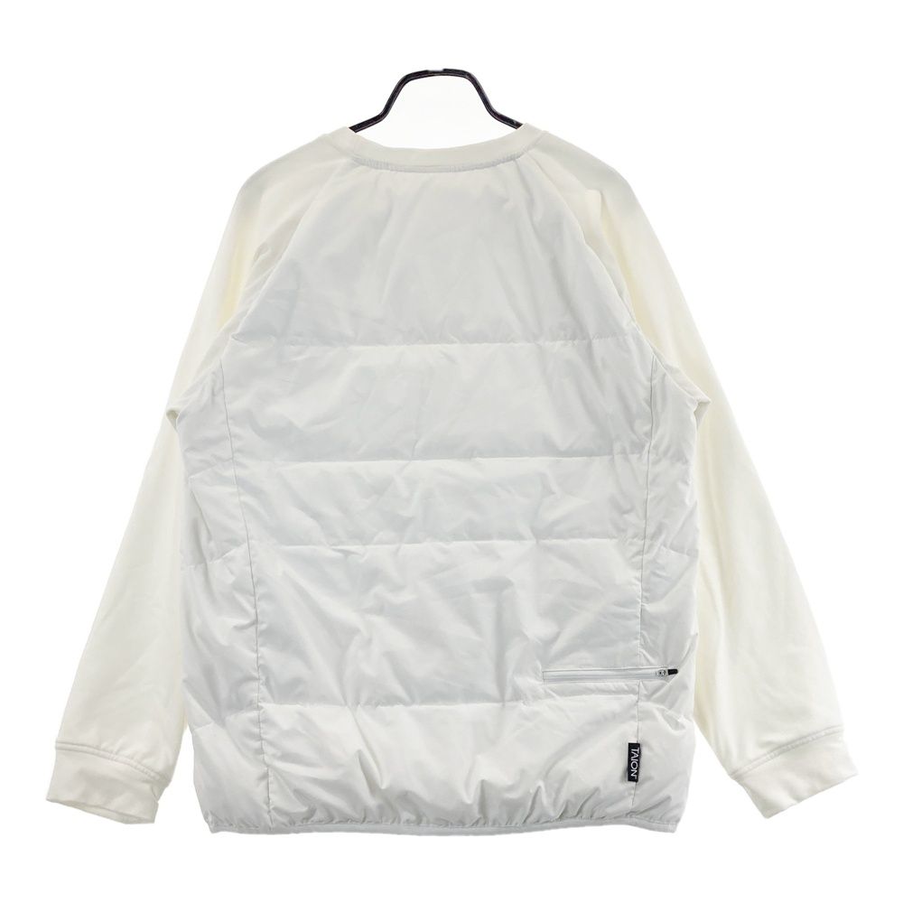 サイズ XL BRIEFING GOLF ブリーフィング ×TAION クルーネック 電熱ヒーター ダウンブルゾン ホワイト系 240101417852 ゴルフウェア メンズ ストスト