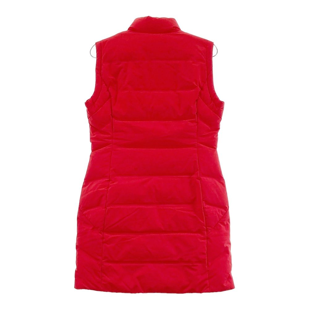 サイズ：M DESCENTE GOLF デサントゴルフ ダウン ワンピース レッド系