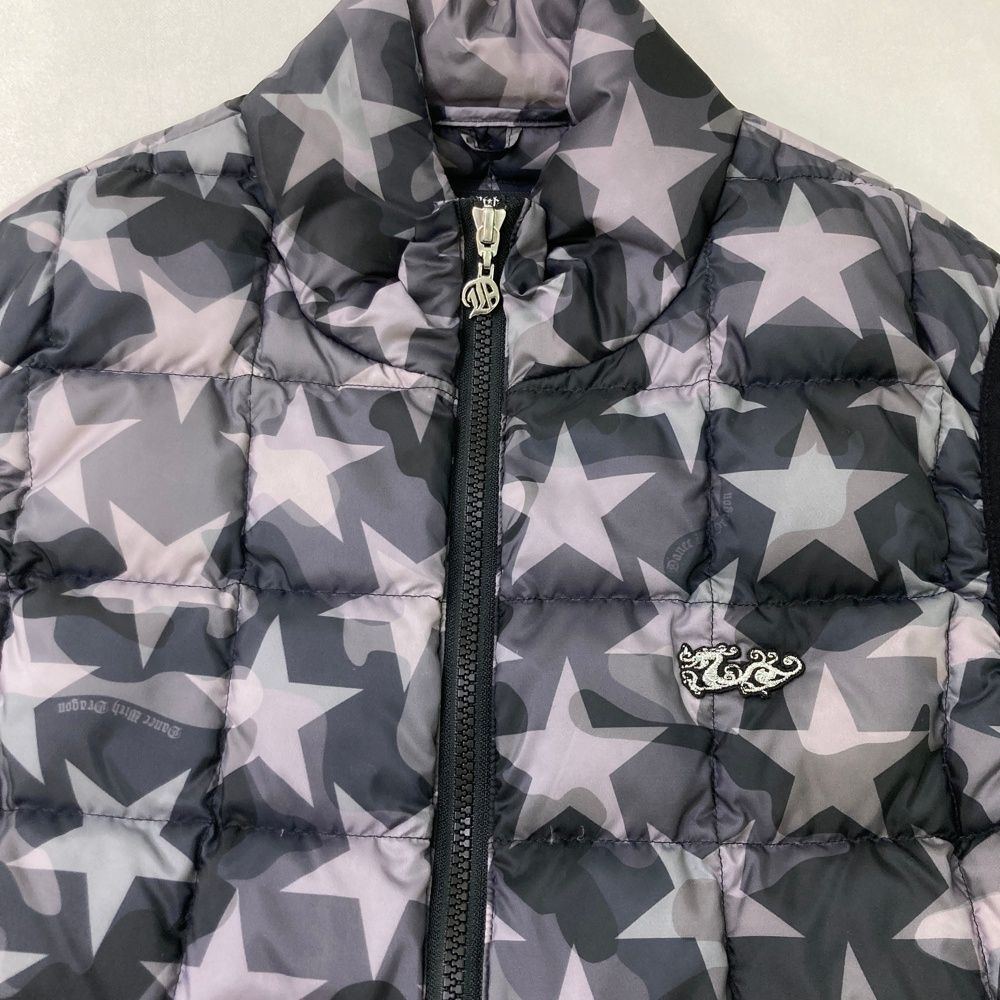 ダウンベスト 星