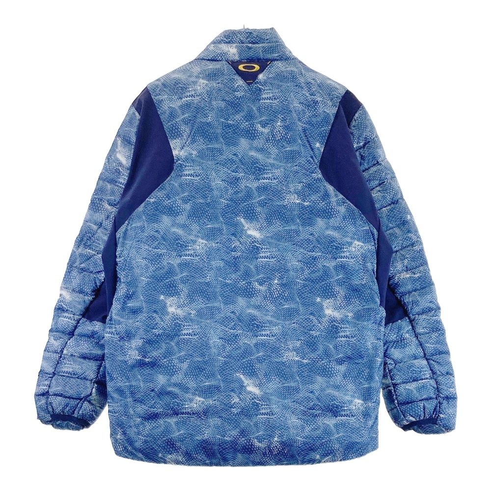 サイズ XL OAKLEY オークリー 412444JP 切替 ダウンジャケット スカル 総柄 ネイビー系 240101546740 ゴルフウェア メンズ ストスト