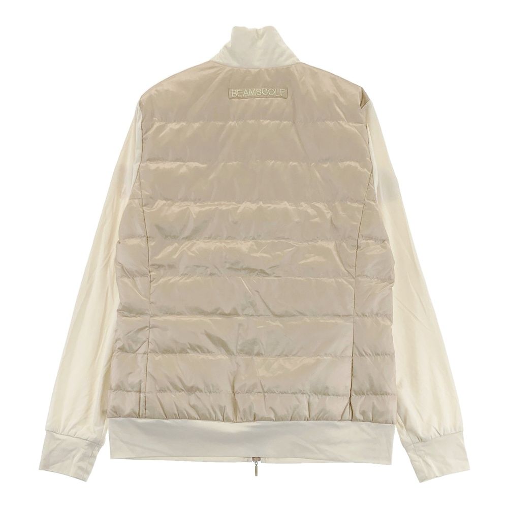 サイズ M BEAMS GOLF ビームスゴルフ 切替 ダウンジャケット ポケッタブル ベージュ系 240101547251 ゴルフウェア レディース ストスト