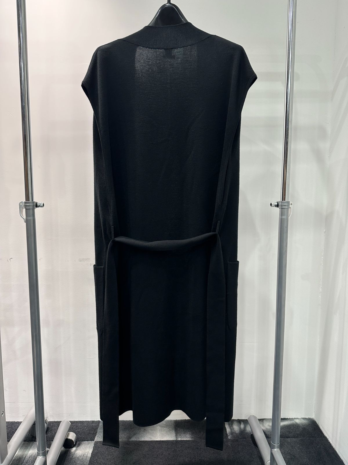 エルメス ニット カシミア ワンピース ブラック サイズ38 D25063669