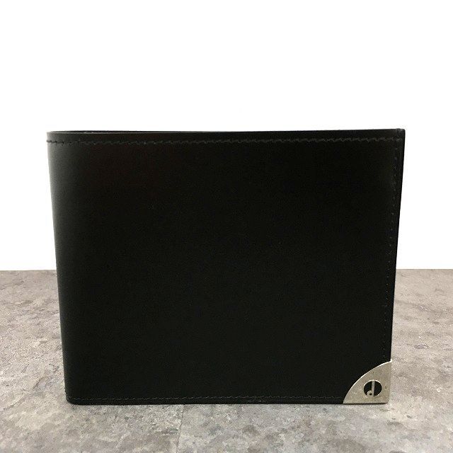 552 み dunhill 二つ折り札入れ ブラック WN 1240 A き プレゼントにも