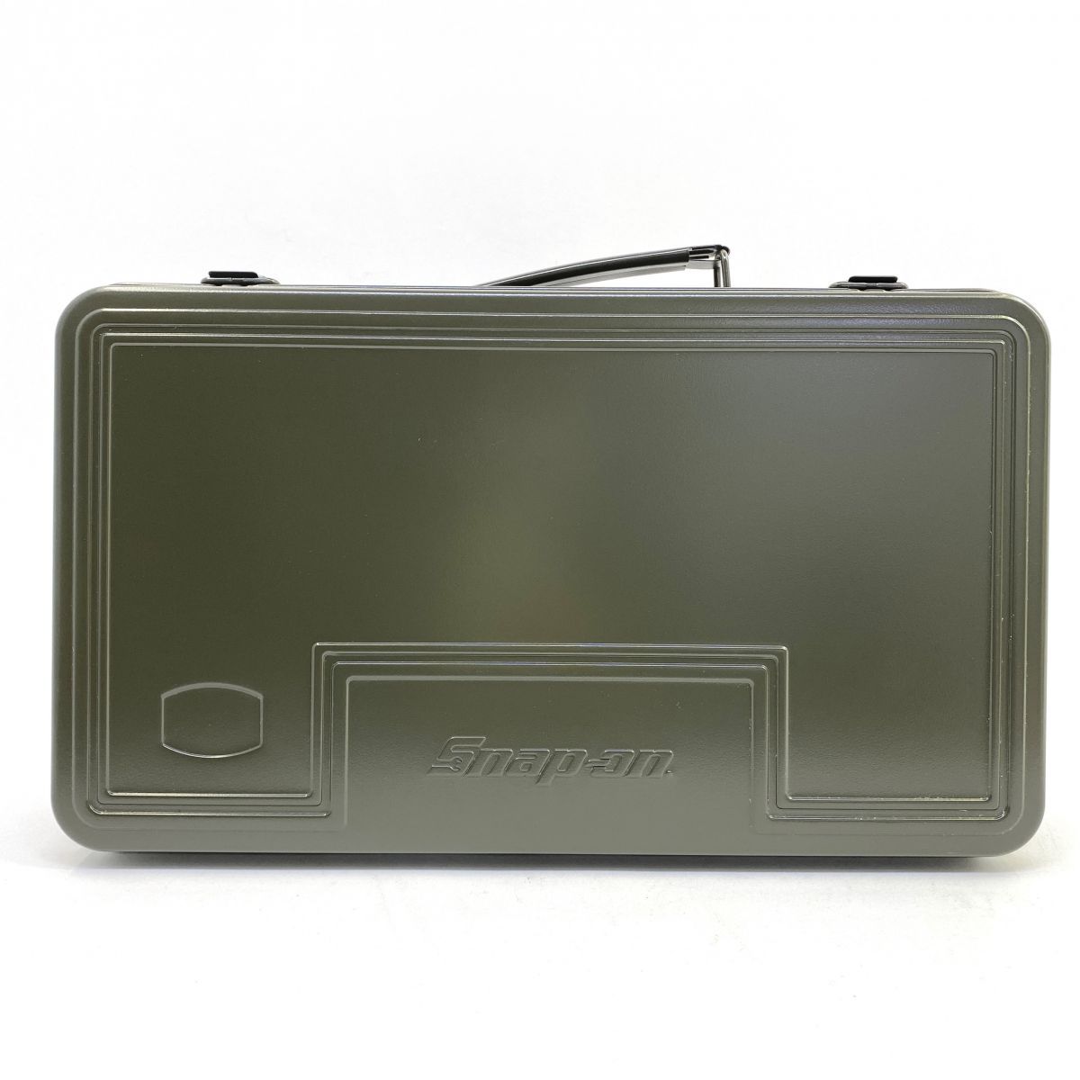【RH-7186】中古美品 Snap-on スナップオン ツールバック 黒 ブラック W35×D13×H26cm 工具ケース 工具バッグ Snap-on スナップオン スチールケース ツールボックス 工具箱 カーキ系