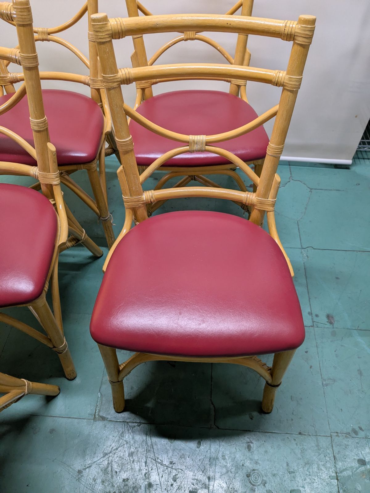 5脚セット 籐家具