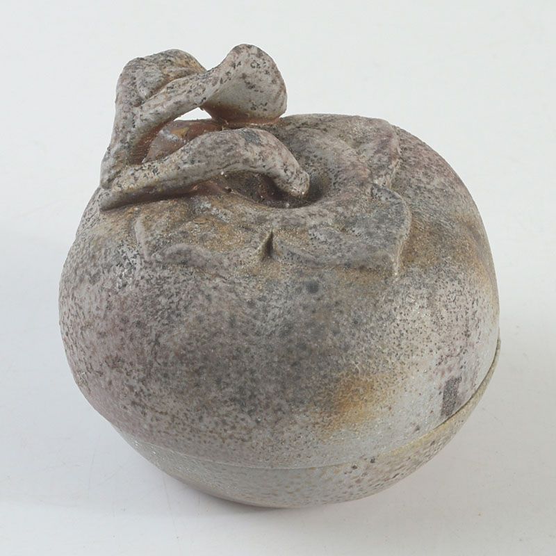 備前焼 陶正園 木村陶峰作 柿形 香合 共箱 C S91 - メルカリ