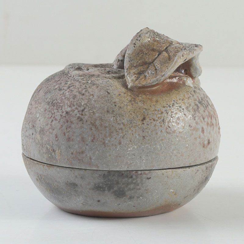 備前焼 陶正園 木村陶峰作 柿形 香合 共箱 C S91 - メルカリ