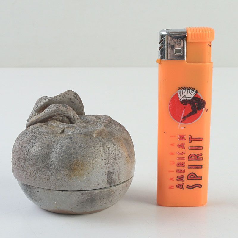 備前焼 陶正園 木村陶峰作 柿形 香合 共箱 C S91 - メルカリ