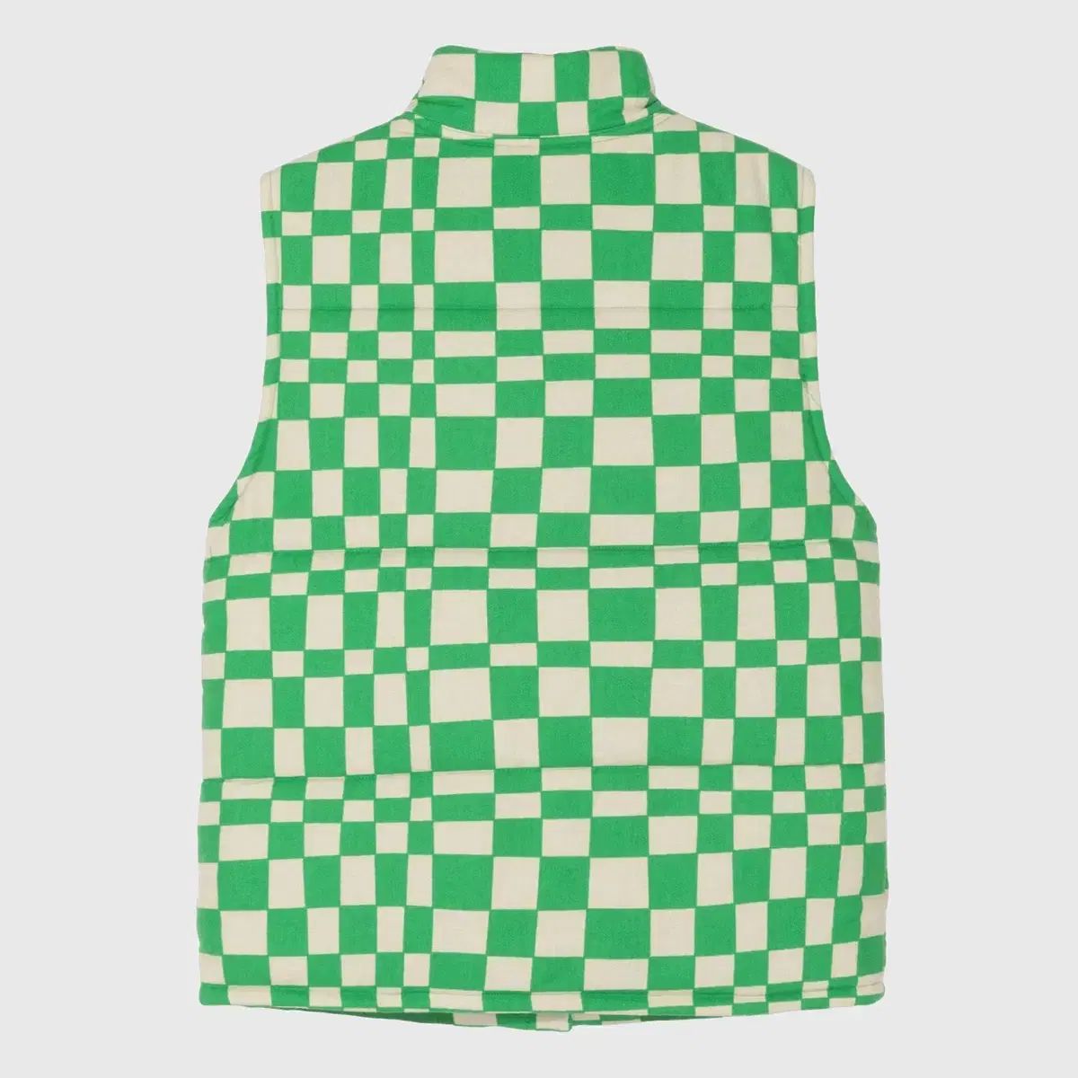 STUSSY S 23 CHECKERBOARD PUFF VEST