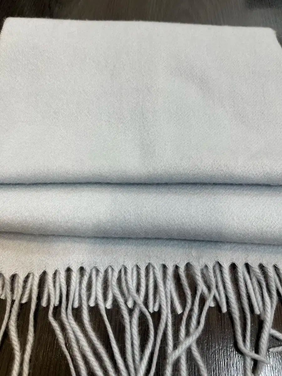 2020年 SYSTEM カシミアブレンド スカイブルー マフラー ほぼ