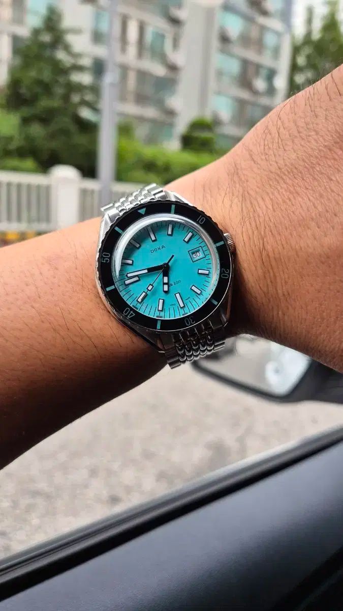 げ An Ode sub200 アクア マリン ダイバー時計