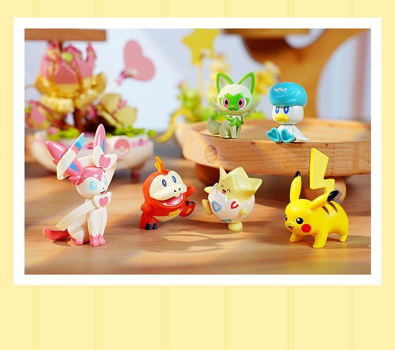 Keeppley ポケモン ホゲータ多肉盆栽 組み立てミニチュア・フィギュア