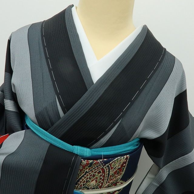 六花-RIKKA- 新品 正絹 ますいわ屋謹製 縦縞 トールサイズ 六花-RIKKA- 新品 正絹 ますいわ屋謹製 縦縞 トールサイズ