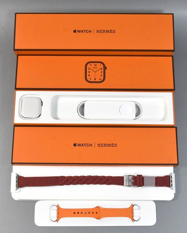 ♥ Apple Watch × Herms アップルウォッチ × エルメス Series 10 MX0Q3J|A 42mm GPS Cellular スマートウォッチ