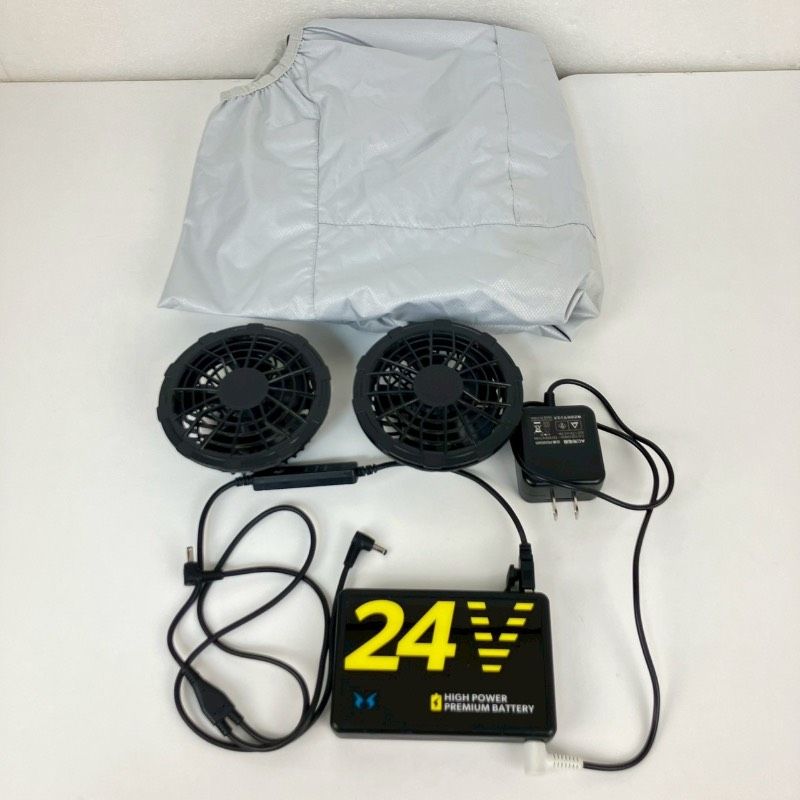 空調風神服 24V RD9585 ファン バッテリーセット AC充電器 HIGH POWER PREMIUM BATTERY