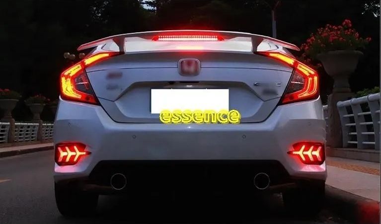 ホンダ シビックセダン FC1 リア警告灯 パーツ カスタム リアバンパーライト リアテールライト アクセサリー FFCRYSTALESIA_COM