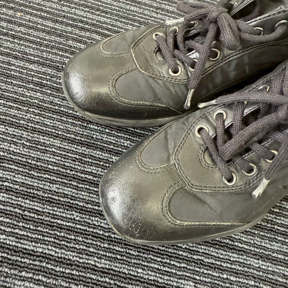 PRADA プラダ レザー スニーカー ブラック