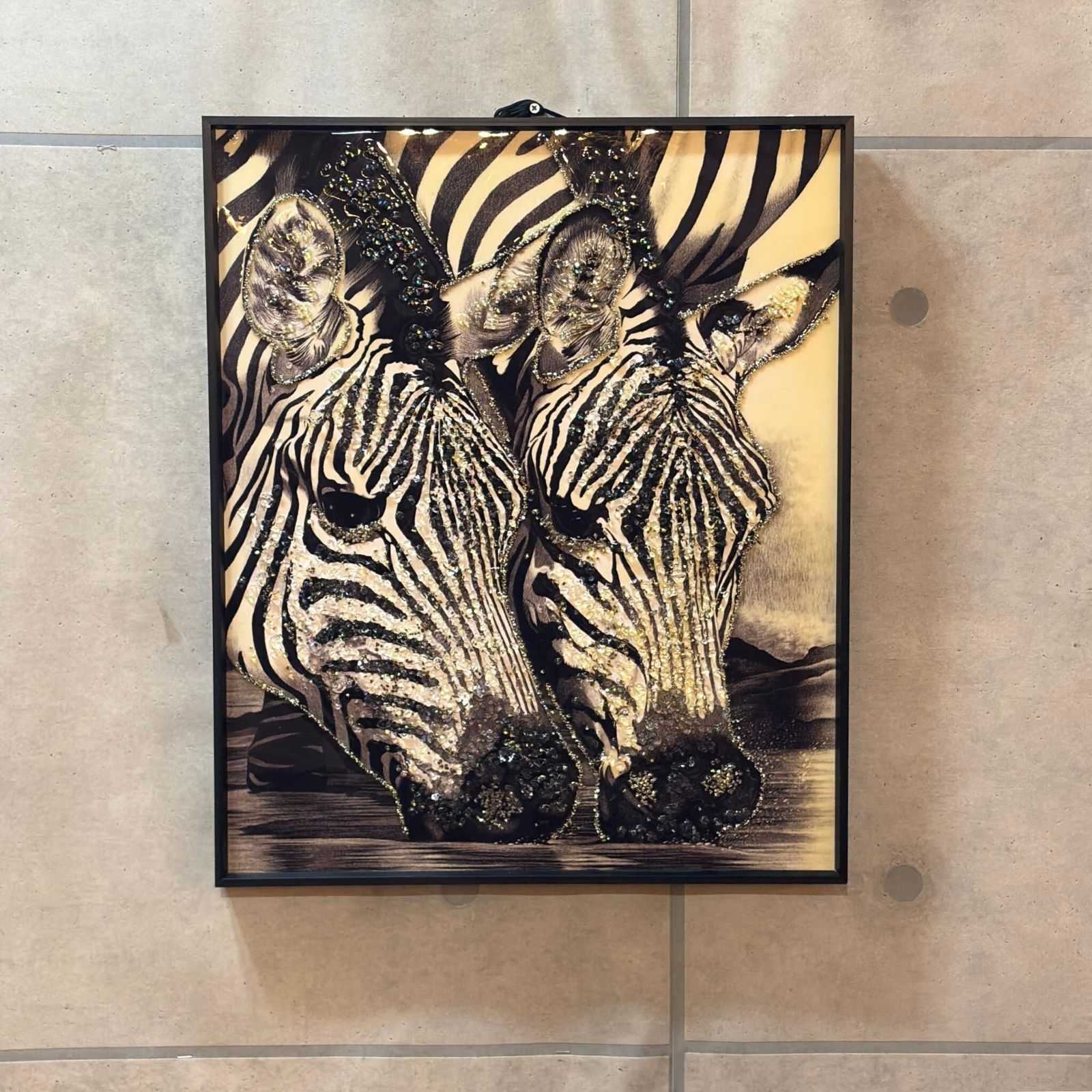 Crystal Art Wall Decor クリスタルアート® ゼブラ