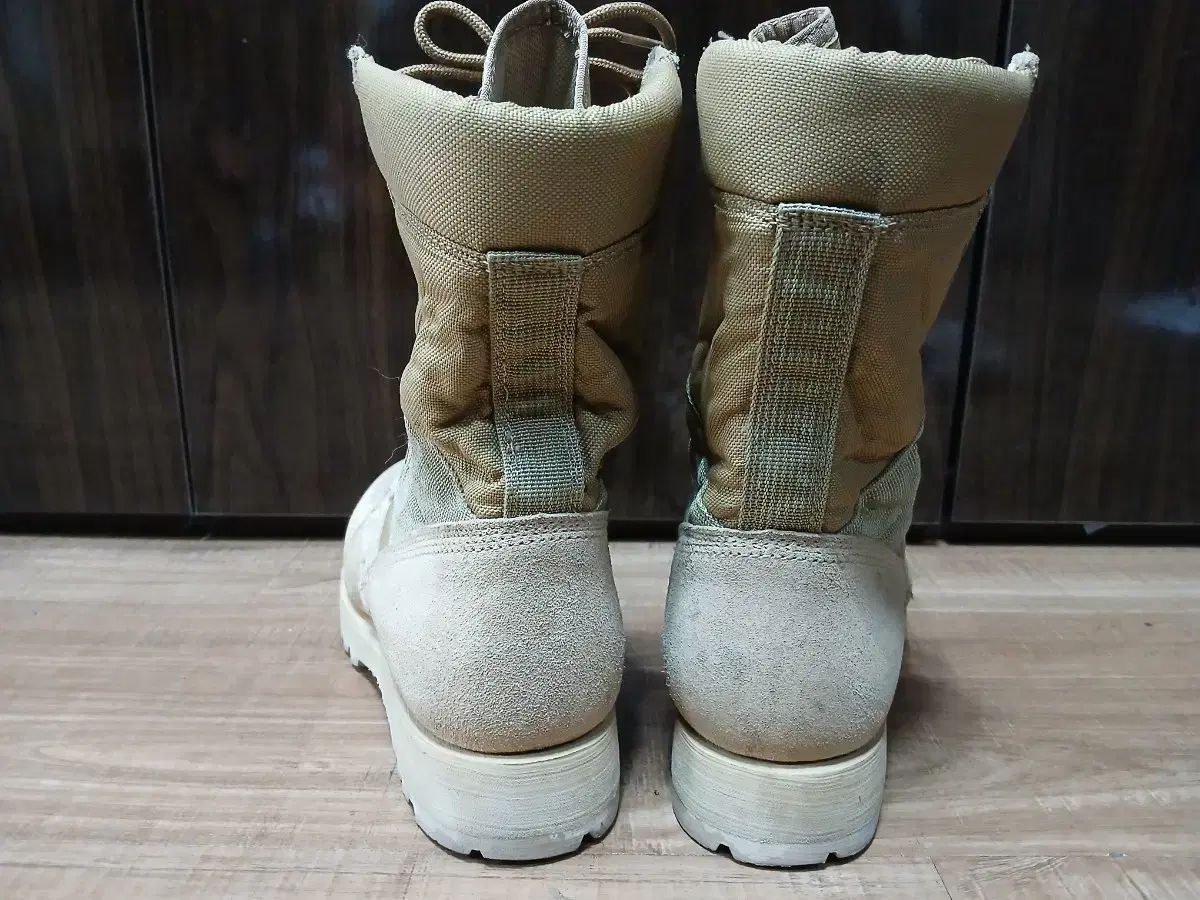 ベージュ ミリタリーコンバットブーツ 270 mm