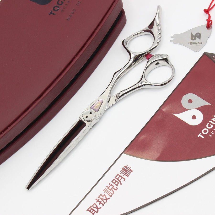 刃物屋トギノン fumaシザーズ カットシザー 6インチ ハマグリ刃 オフセットハンドル フーマ