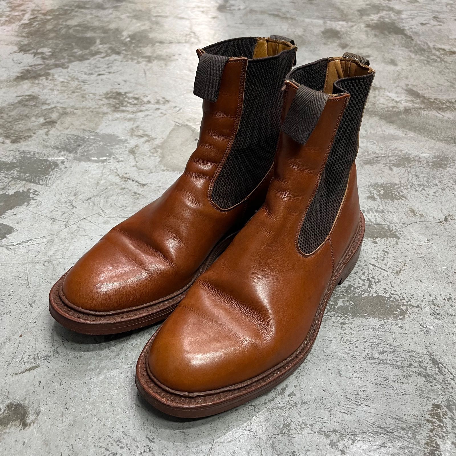 Tricker s CATTERICK サイドゴア プレーントゥ レザー ブーツ トリッカーズ 820816 7 1 2 1708M1