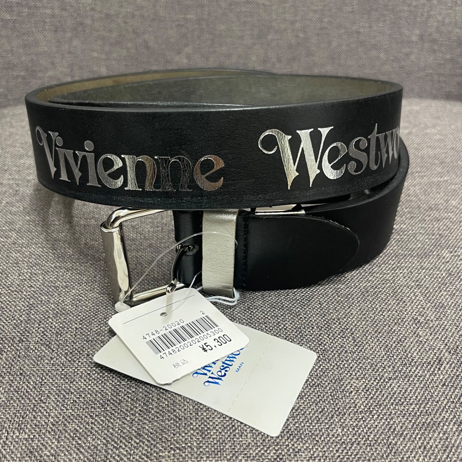 ヴィヴィアンウエストウッド　レザーベルト　タグ付 NPA】タグ付き Vivienne Westwood ヴィヴィアンウエストウッド 牛革