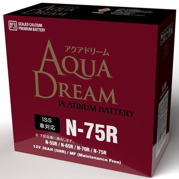 N-75R 国産車用バッテリー アイドリングストップ車用 CAR BATTERY
