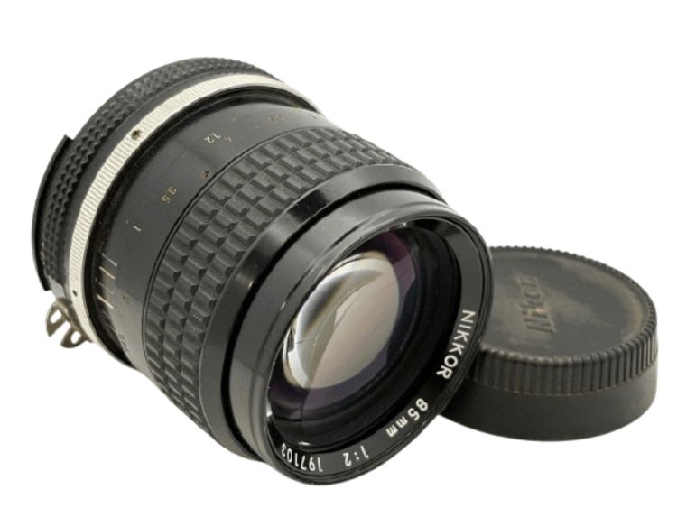 NIKON ニコン NIKKOR 85 F|2 Ai 黒 レンズ