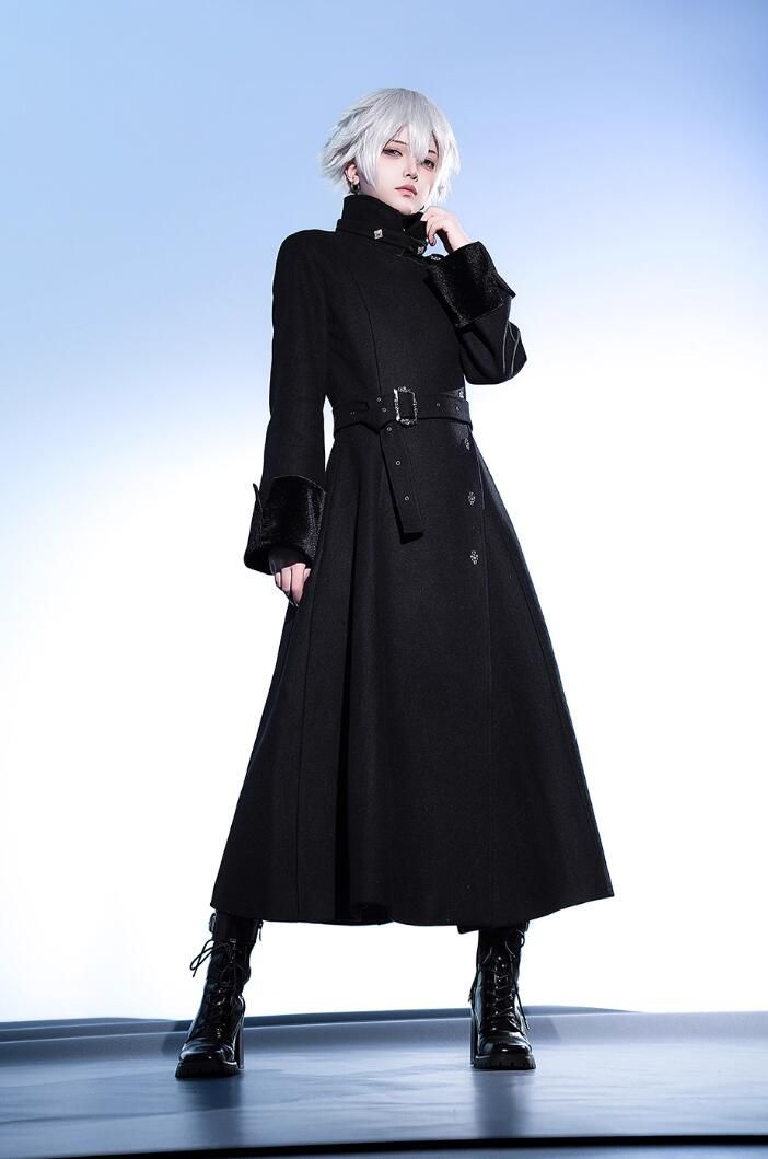 ゴシック 毛皮ロングコート