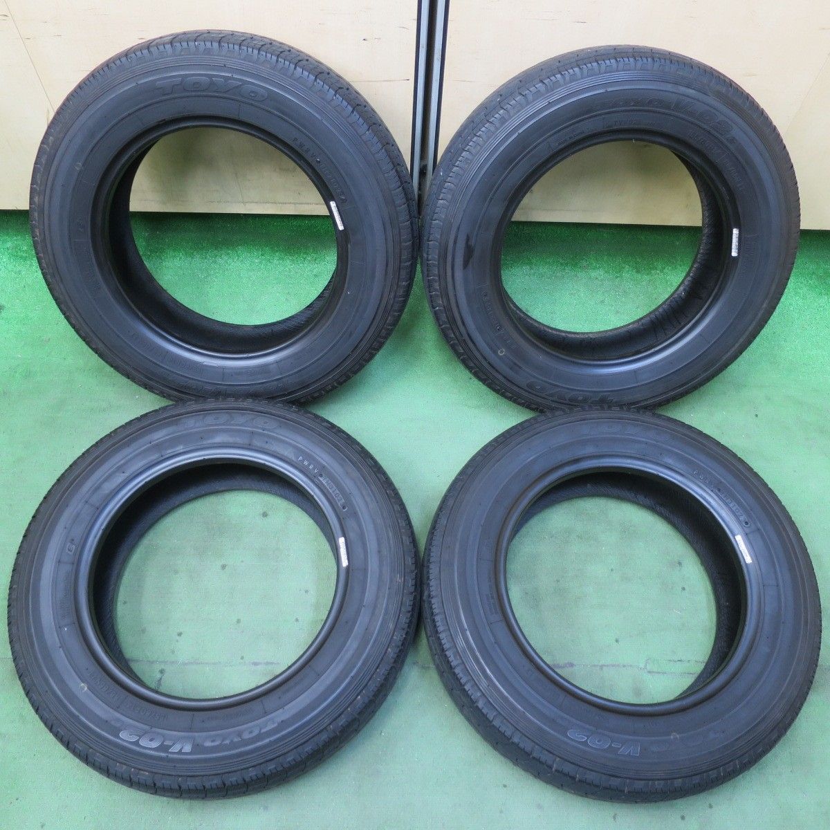 バリ溝 23年 9分 155|80R14 88|86N トーヨー V-02e タイヤ 14インチ プロボックス サクシード 等 5102003イノタ