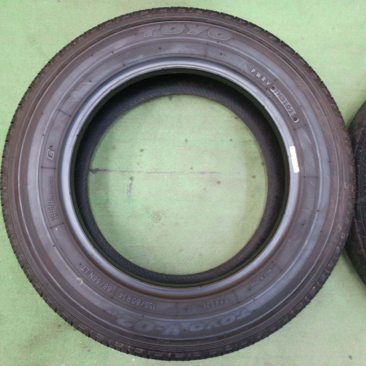 バリ溝 23年 9分 155|80R14 88|86N トーヨー V-02e タイヤ 14インチ プロボックス サクシード 等 5102003イノタ FFCRYSTALESIA_COM