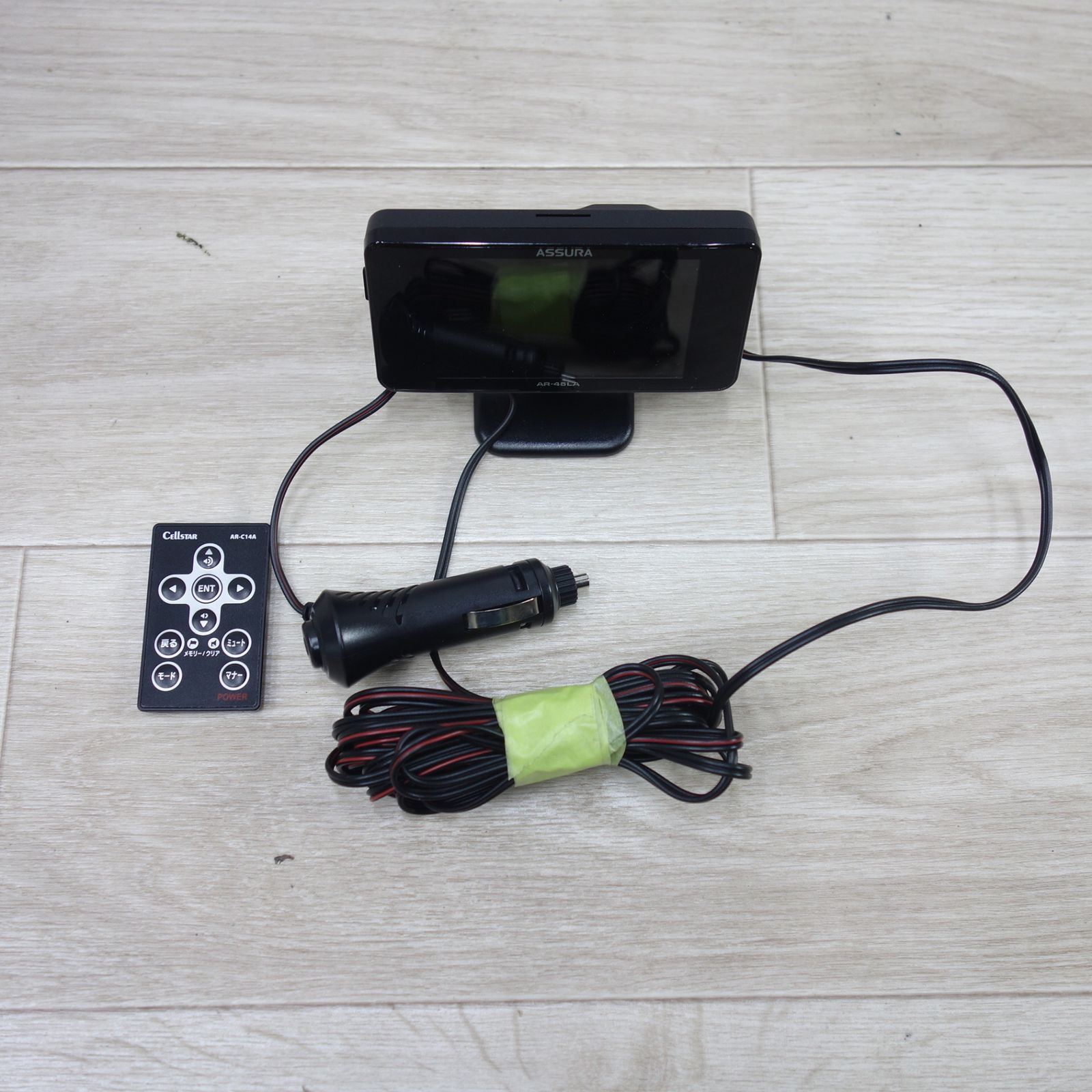 送料無料 キレイ◆CEllSTAR セルスター GPS レーダー 探知機 ASSURA AR-46LA レーザー式 オービス 対応 セーフティ レーダー◆