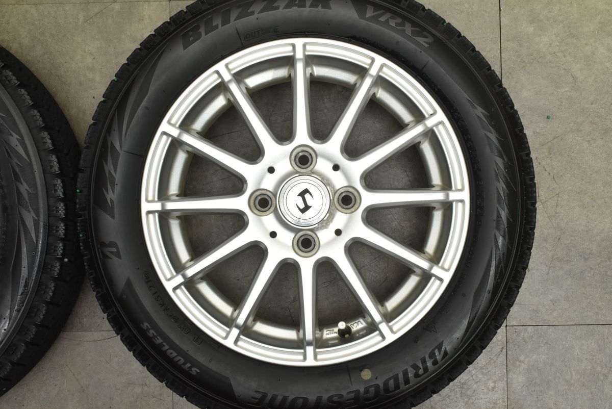 バリ溝 Weds ジョーカー 14in 4.5J 45 PCD100 ブリヂストン ブリザック VRX2 155|65R14 N-BOX N-ONE サクラ ワゴンR アルト ムーブ FFCRYSTALESIA_COM