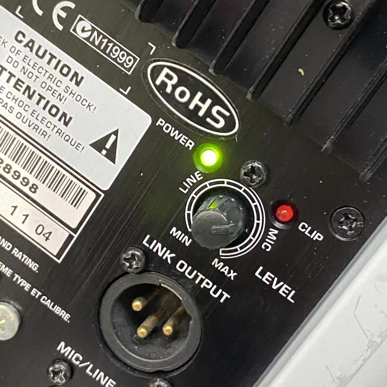 現状品 通電済み】BEHRINGER スピーカー ペア CE500A Behringer