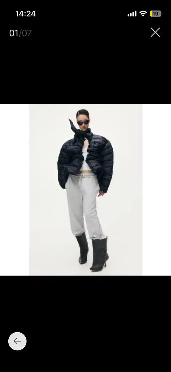 H-M エイチアンドエム グレンマーティン デザイン ジョガー パンツ ライトグレー メランジ