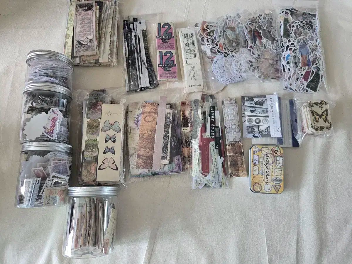 ヴィンテージ ダイアリーデコ 紙類 ステッカー など まとめ