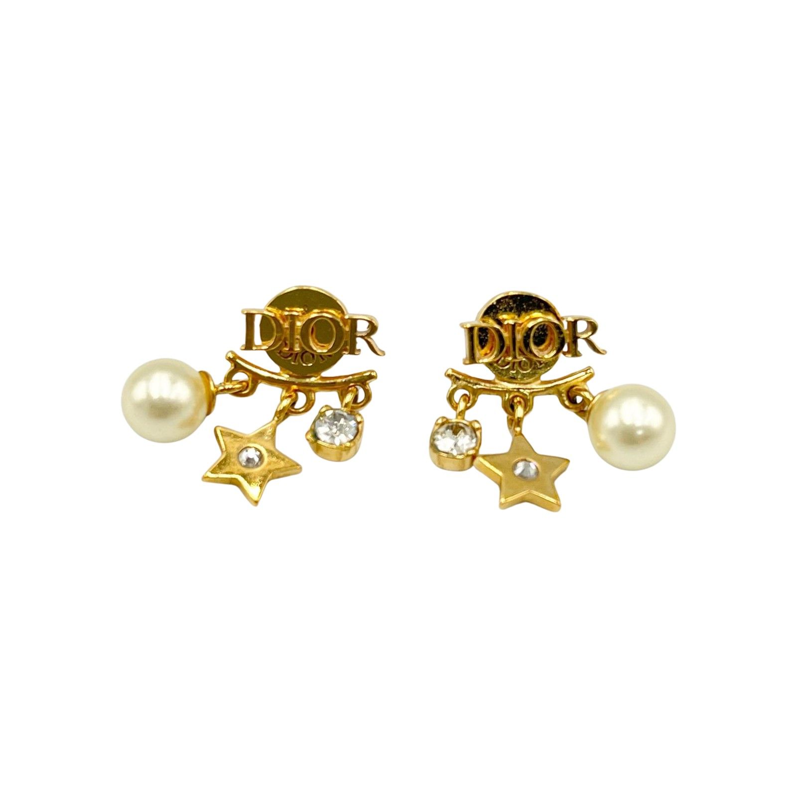 クリスチャンディオール Christian Dior ピアス ディオレボリューション メタル レディース