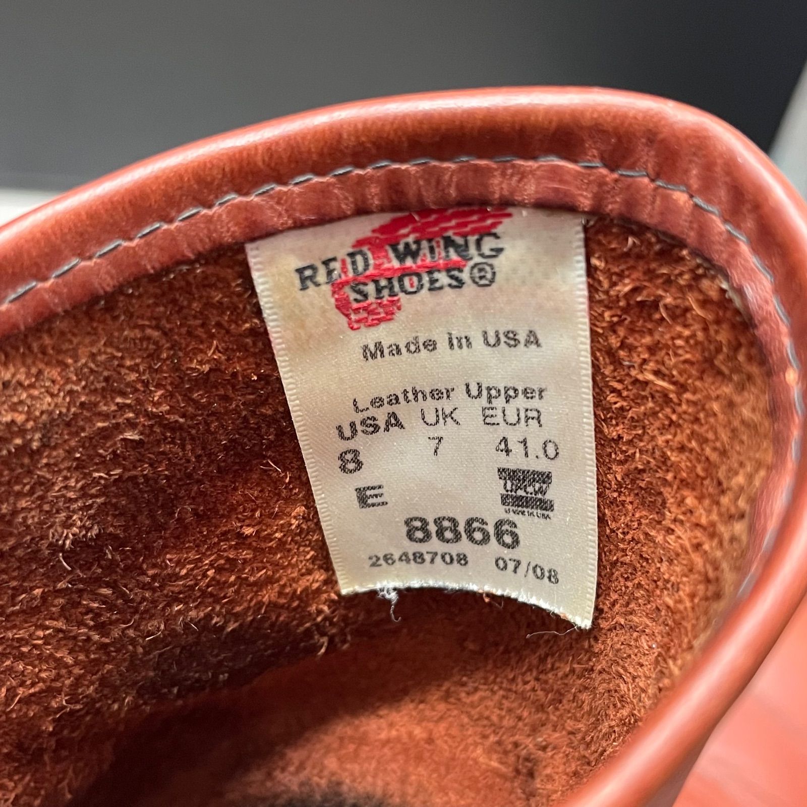  RED WING レザー ペコスブーツ レッドウィング 8866 8 E 1785 M 1 ワークブーツ ブーツ 革靴