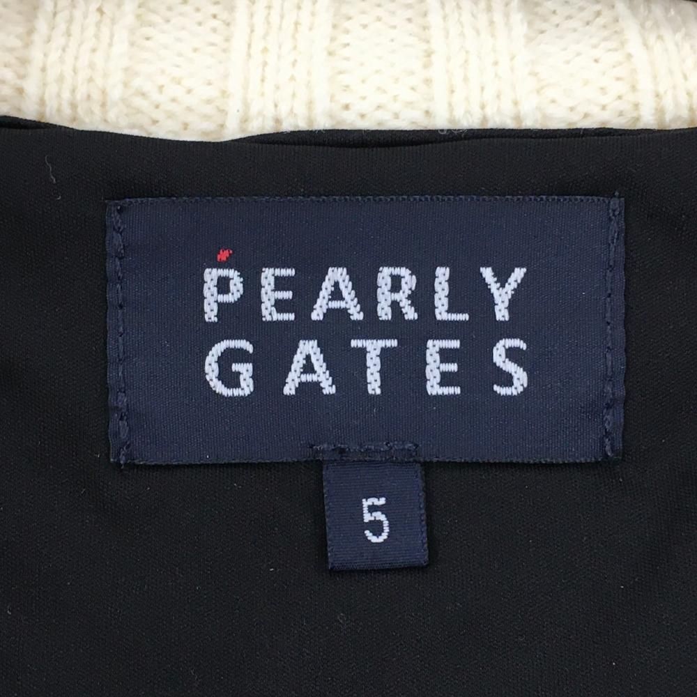 超 パーリーゲイツ 中綿ニットベスト 白×ネイビー 胸元柄 ダブルジップ メンズ 5 L ゴルフウェア PEARLY GATES USTAUSTRALIA_COM_AU