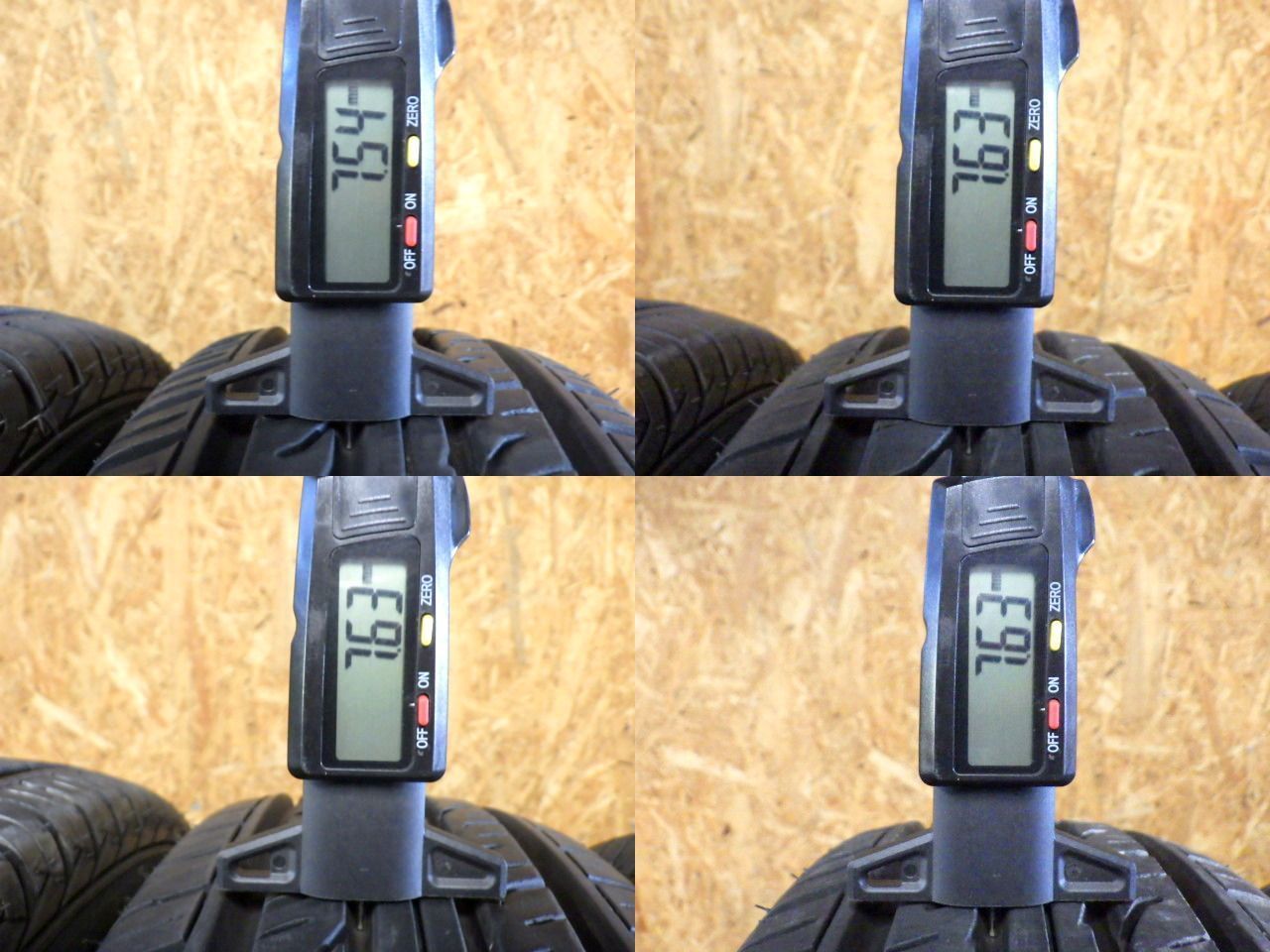 K388 送料無料◆2025年製造 約8部山◆DUNLOP GRANDTREK PT3◆175|80R15◆4本