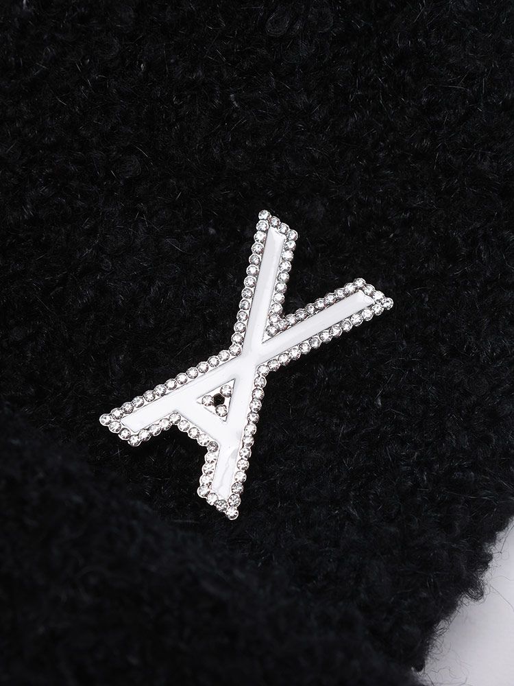 VARZAR バザール ロゴブローチ ビーニー