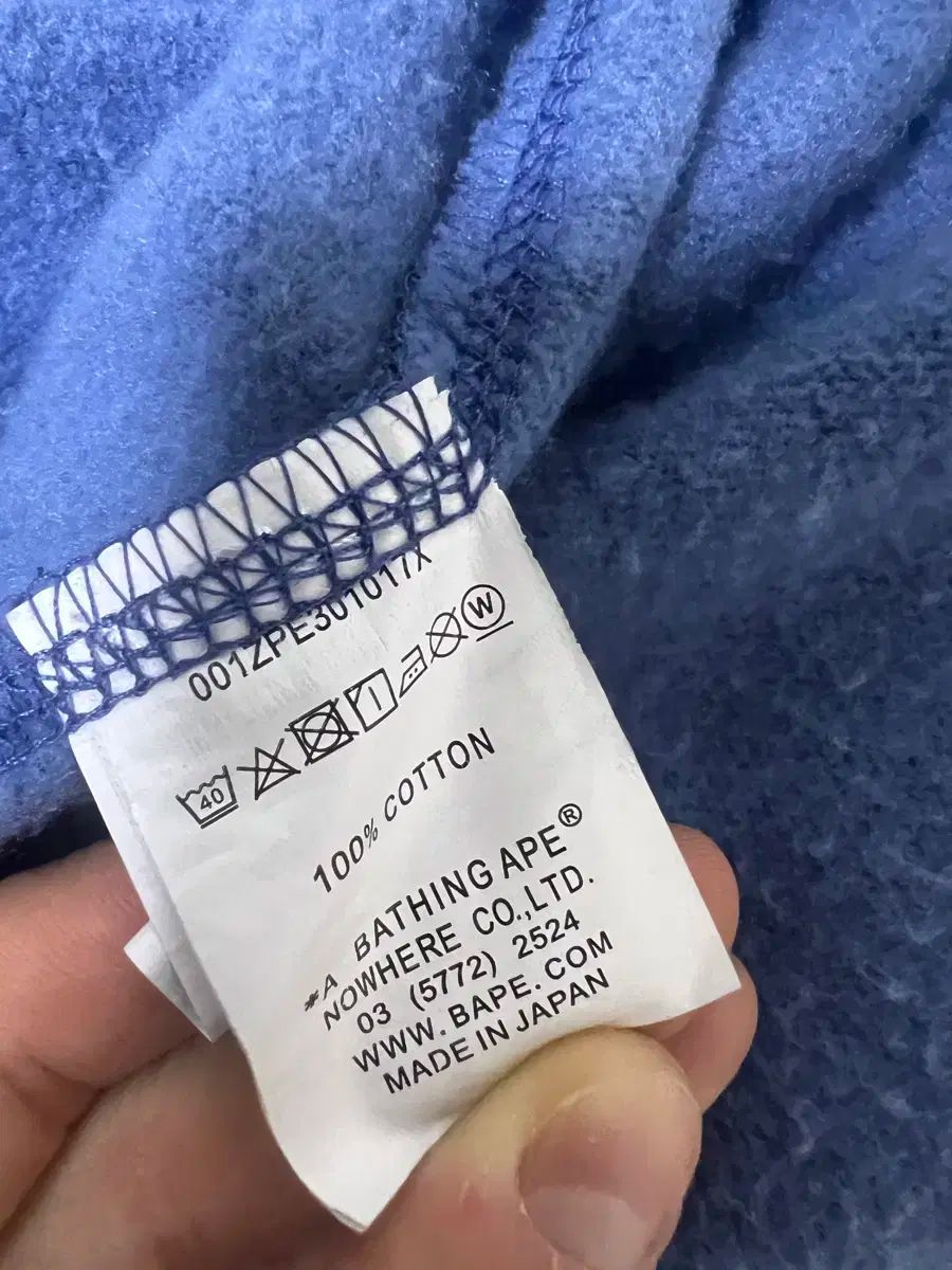 A BATHING APE アベイシングエイプ フードジップアップ ブルーカモ 2 XL