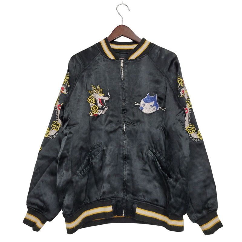 現状渡し品 FELIX THE CAT P.SULLIVAN フェリックス ザ キャット サリバン SUKAJAN スカジャン アウター 146-251030-cs-15-izu