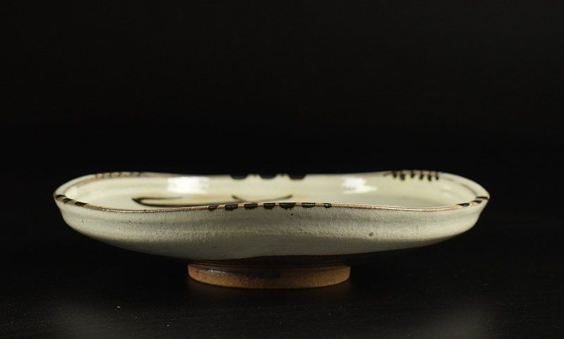 中里太郎右衛門窯 絵唐津 中皿 共箱付【未使用品】 絵唐津 十三代 中里太郎右衛門窯 中皿 八寸皿 共